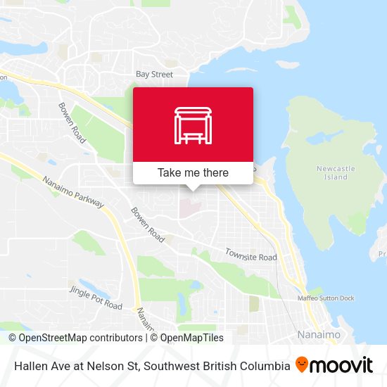 Hallen Ave at Nelson St map