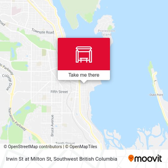 Irwin St at Milton St map