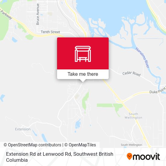 Extension Rd at Lenwood Rd map