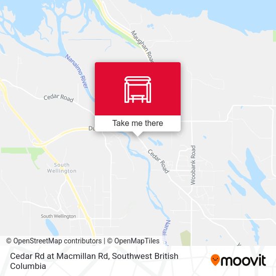 Cedar Rd at Macmillan Rd map
