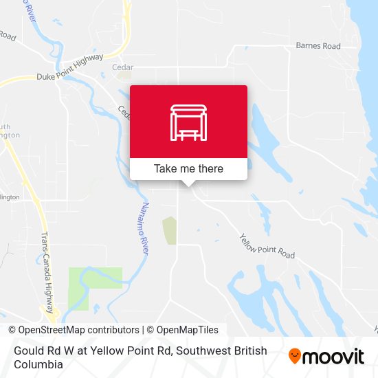 Gould Rd W at Yellow Point Rd map