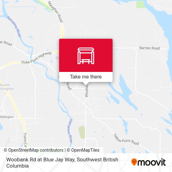 Woobank Rd at Blue Jay Way map