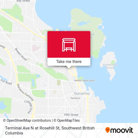 Terminal Ave N at Rosehill St plan