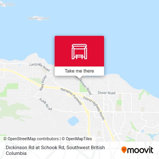Dickinson Rd at Schook Rd map