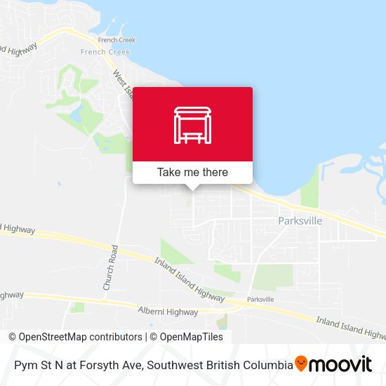 Pym St N at Forsyth Ave map