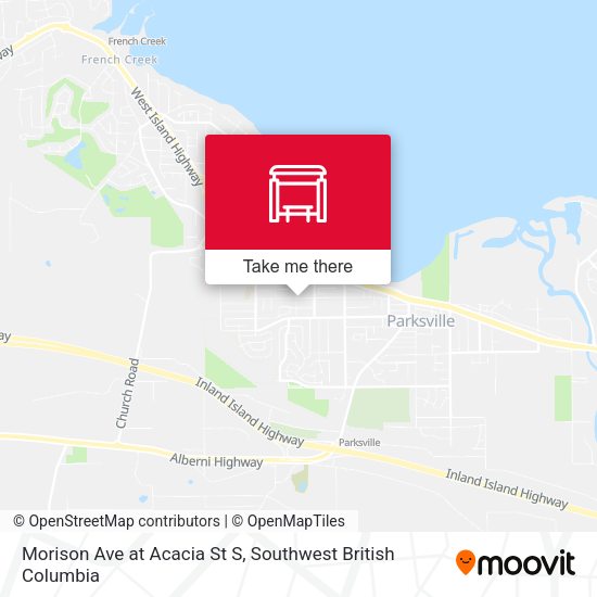 Morison Ave at Acacia St S map