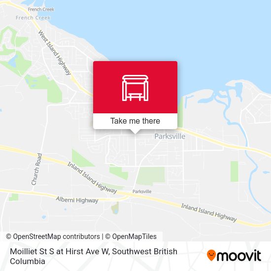 Moilliet St S at Hirst Ave W map