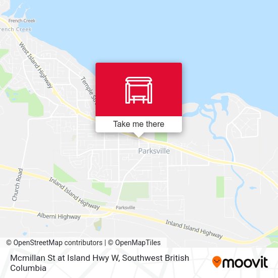 Mcmillan St at Island Hwy W plan