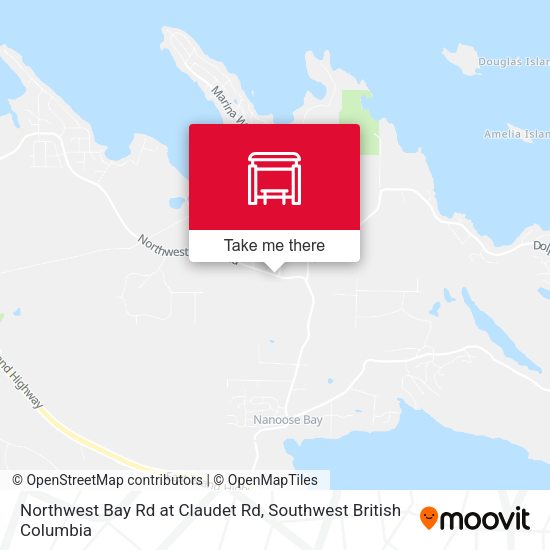 Northwest Bay Rd at Claudet Rd map