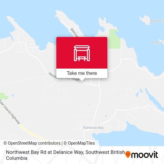 Northwest Bay Rd at Delanice Way map