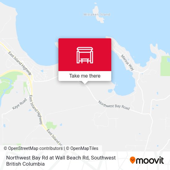 Northwest Bay Rd at Wall Beach Rd plan