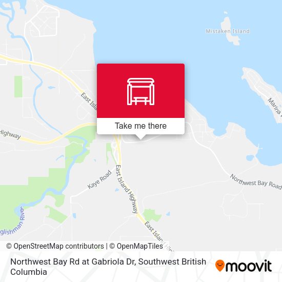 Northwest Bay Rd at Gabriola Dr map