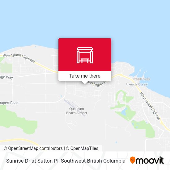 Sunrise Dr at Sutton Pl map