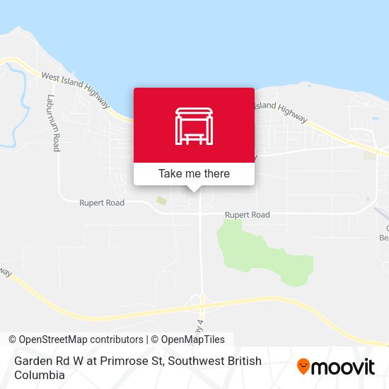 Garden Rd W at Primrose St map