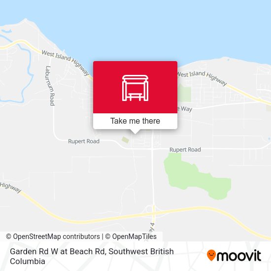 Garden Rd W at Beach Rd plan