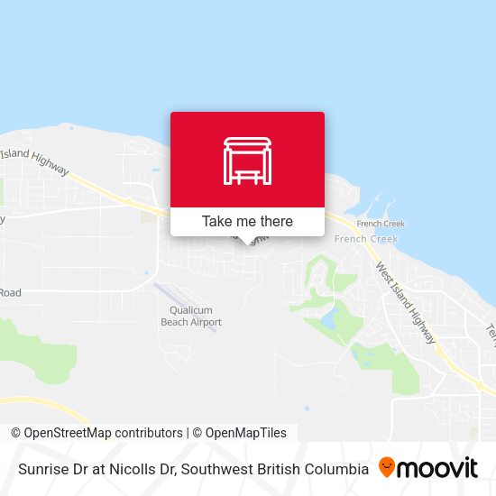 Sunrise Dr at Nicolls Dr map