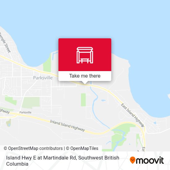 Island Hwy E at Martindale Rd plan