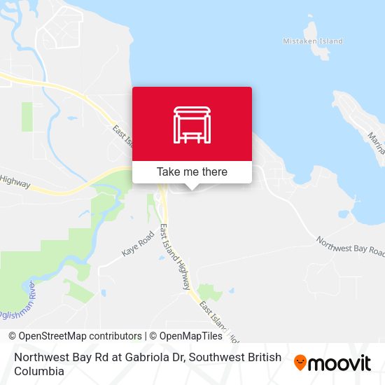 Northwest Bay Rd at Gabriola Dr plan