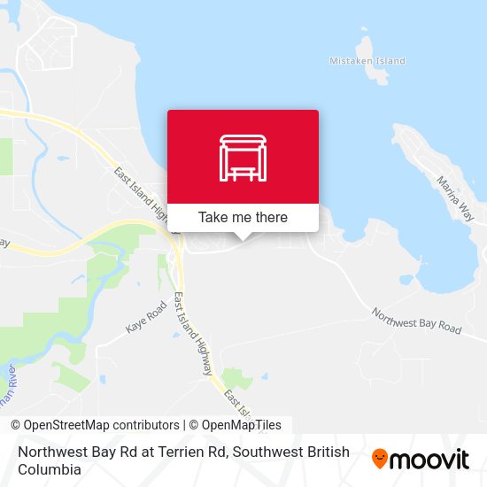 Northwest Bay Rd at Terrien Rd plan