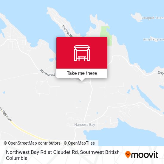 Northwest Bay Rd at Claudet Rd map