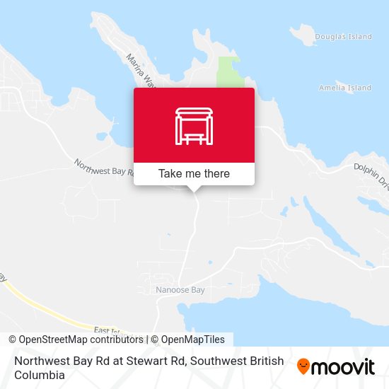 Northwest Bay Rd at Stewart Rd map