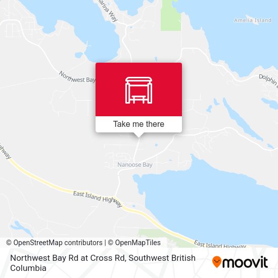 Northwest Bay Rd at Cross Rd map