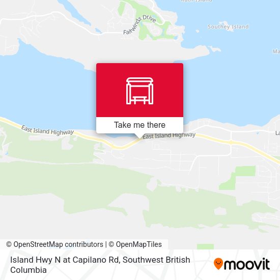 Island Hwy N at Capilano Rd plan