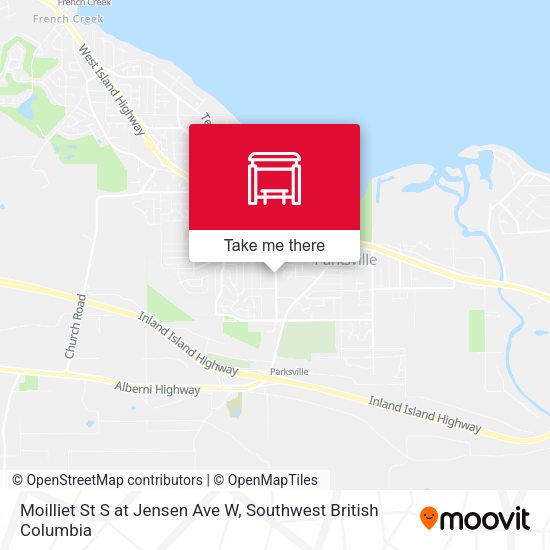 Moilliet St S at Jensen Ave W map