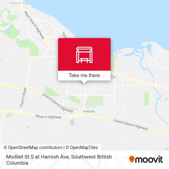 Moilliet St S at Harnish Ave map
