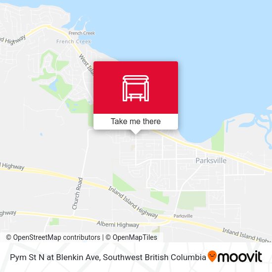 Pym St N at Blenkin Ave map