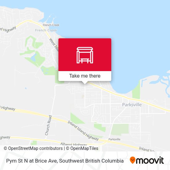 Pym St N at Brice Ave map