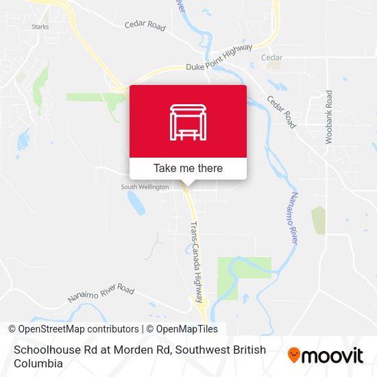 Schoolhouse Rd at Morden Rd map
