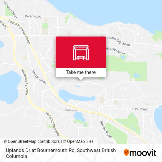 Uplands Dr at Bournemouth Rd map