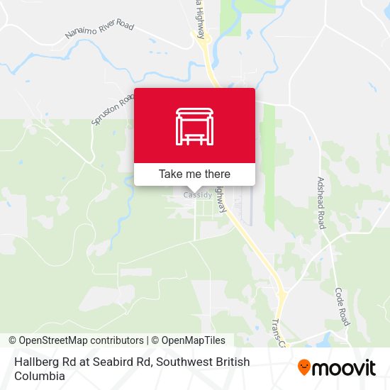 Hallberg Rd at Seabird Rd plan