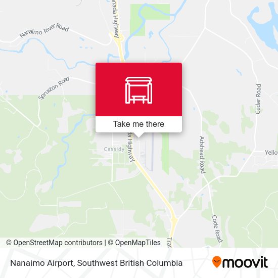 Nanaimo Airport map