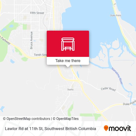 Lawlor Rd at 11th St map