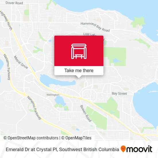 Emerald Dr at Crystal Pl map