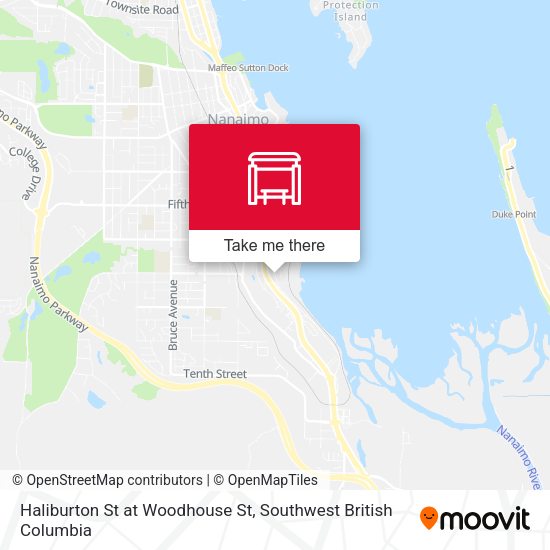 Haliburton St at Woodhouse St map