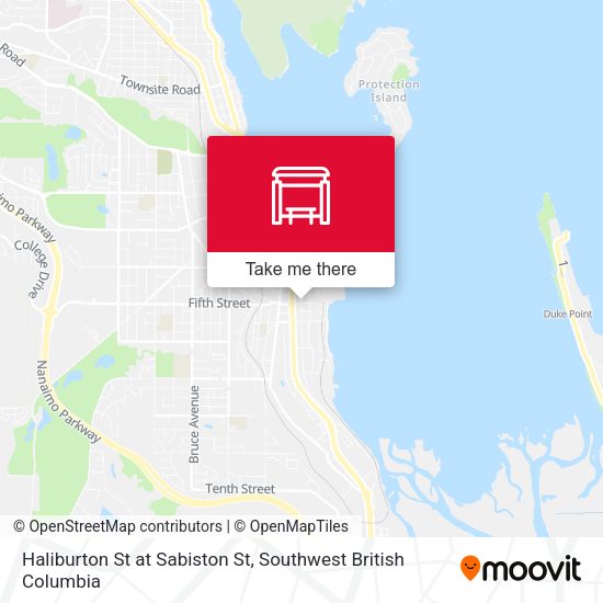 Haliburton St at Sabiston St map
