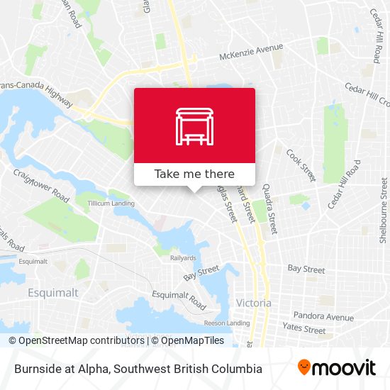 Burnside at Alpha map
