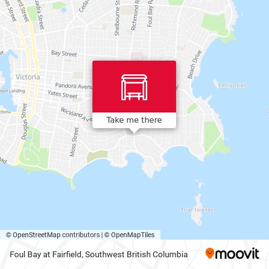 Foul Bay at Fairfield map
