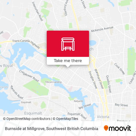 Burnside at Millgrove map