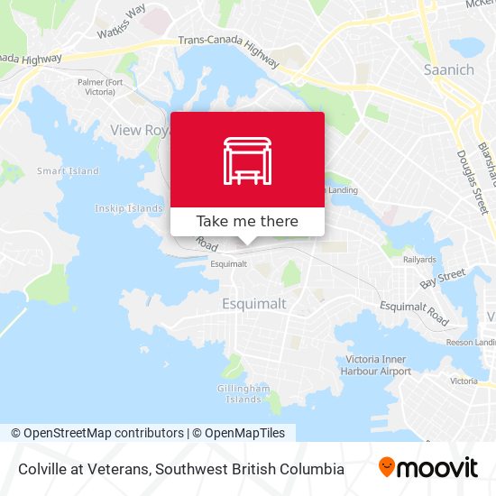 Colville at Veterans map