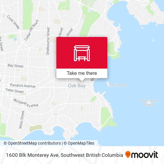 1600 Blk Monterey Ave map