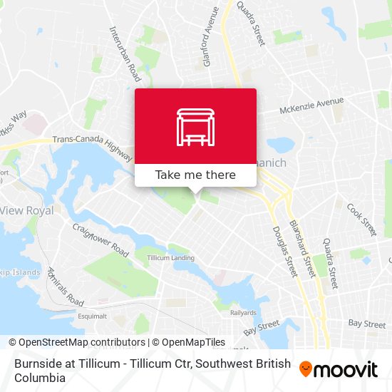 Burnside at Tillicum - Tillicum Ctr map