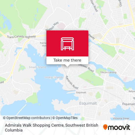 Admirals Walk Shopping Centre map