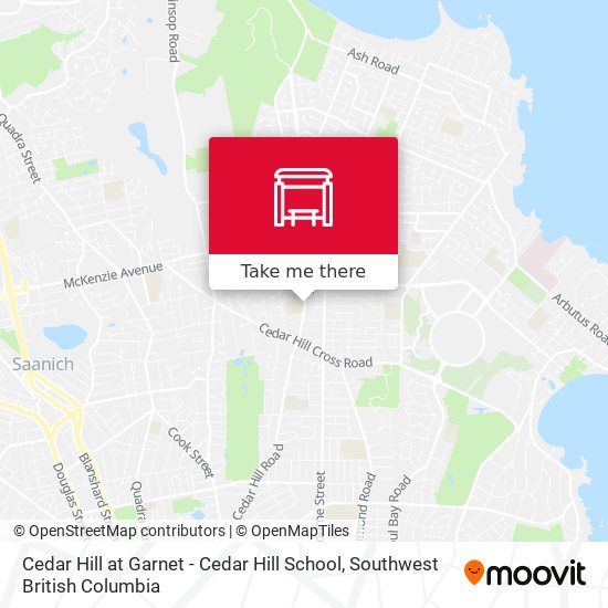 Cedar Hill at Garnet - Cedar Hill School map