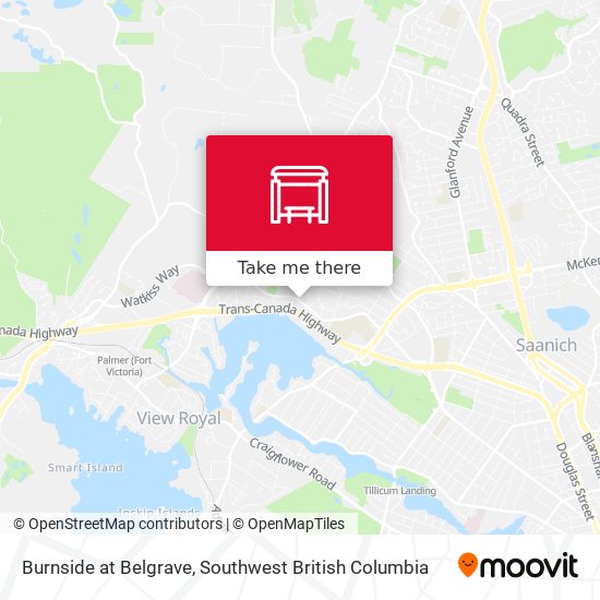 Burnside at Belgrave map