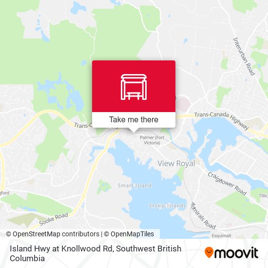 Island Hwy at Knollwood Rd map