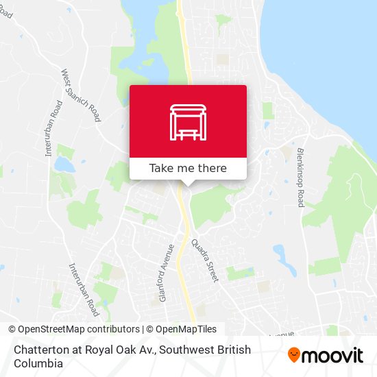 Chatterton at Royal Oak Av. map